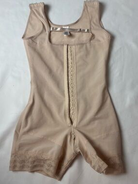 Shapes Secrets Faja Post Op Plastic Surgery Shapewear Mid Thigh Beige XL 38
